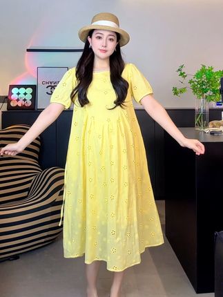 简单就最美,棉纺材质轻盈舒适不粘腻!有腰带产后都可以穿不浪费系列#梨形身材穿搭 #连衣裙 #出游穿搭 #这么穿显瘦20斤 #新款上新