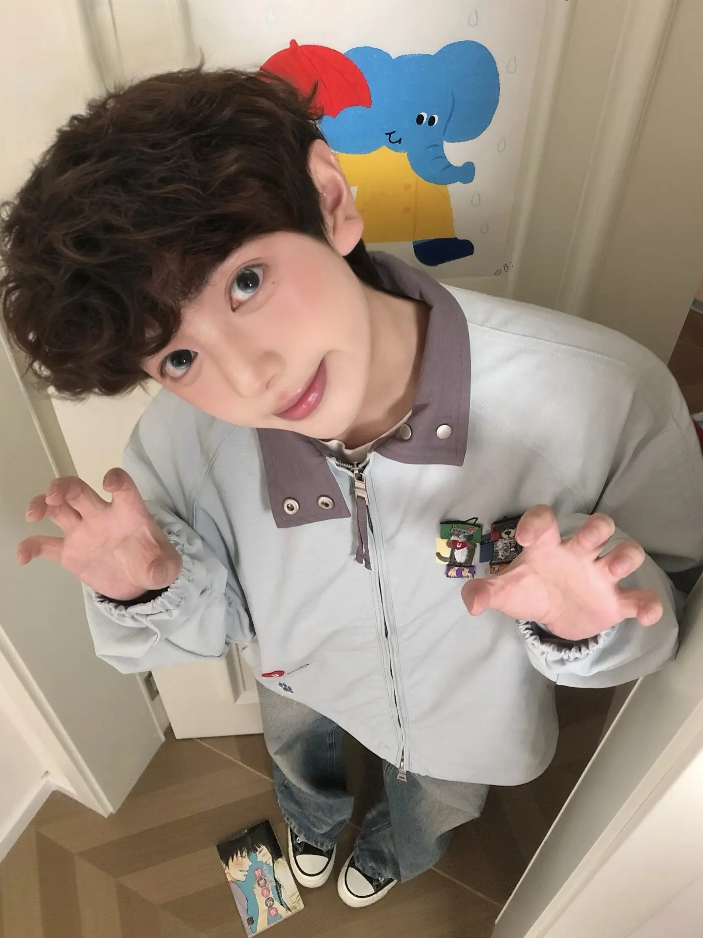 普通我担心我普通 扑通我的心在扑通。#卷毛 #甜弟 #少年感 - 抖音