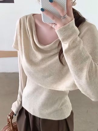 姐妹们,这个上衣真的好温柔啊,穿上就是那种南韩千金的感觉!!!#高级感穿搭 #女装 #百搭上衣 #韩系穿搭 #谁穿谁好看
