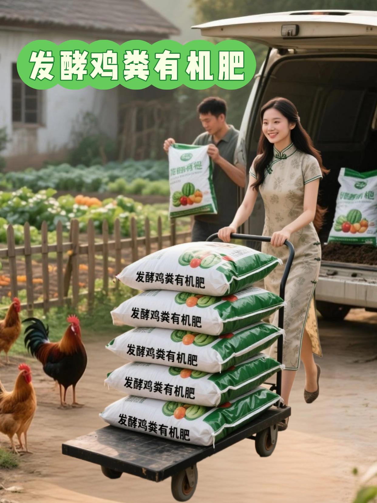 花友们,金秋了!#鸡粪有机肥 得知道,要选腐熟发酵的。这可是优质肥,含多种元素和活性菌。好处多,养分全肥效久,能防土壤板结,提高肥效、抑制病菌,改善土壤,种果蔬能增产提质 。#有机肥 #鸡粪肥 #种菜种花肥料 #瓜果