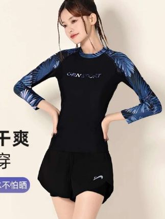 #泳衣准备好了 #温泉泳衣 #贵人鸟泳衣女 #分体泳衣女#女孩遮肉泳装