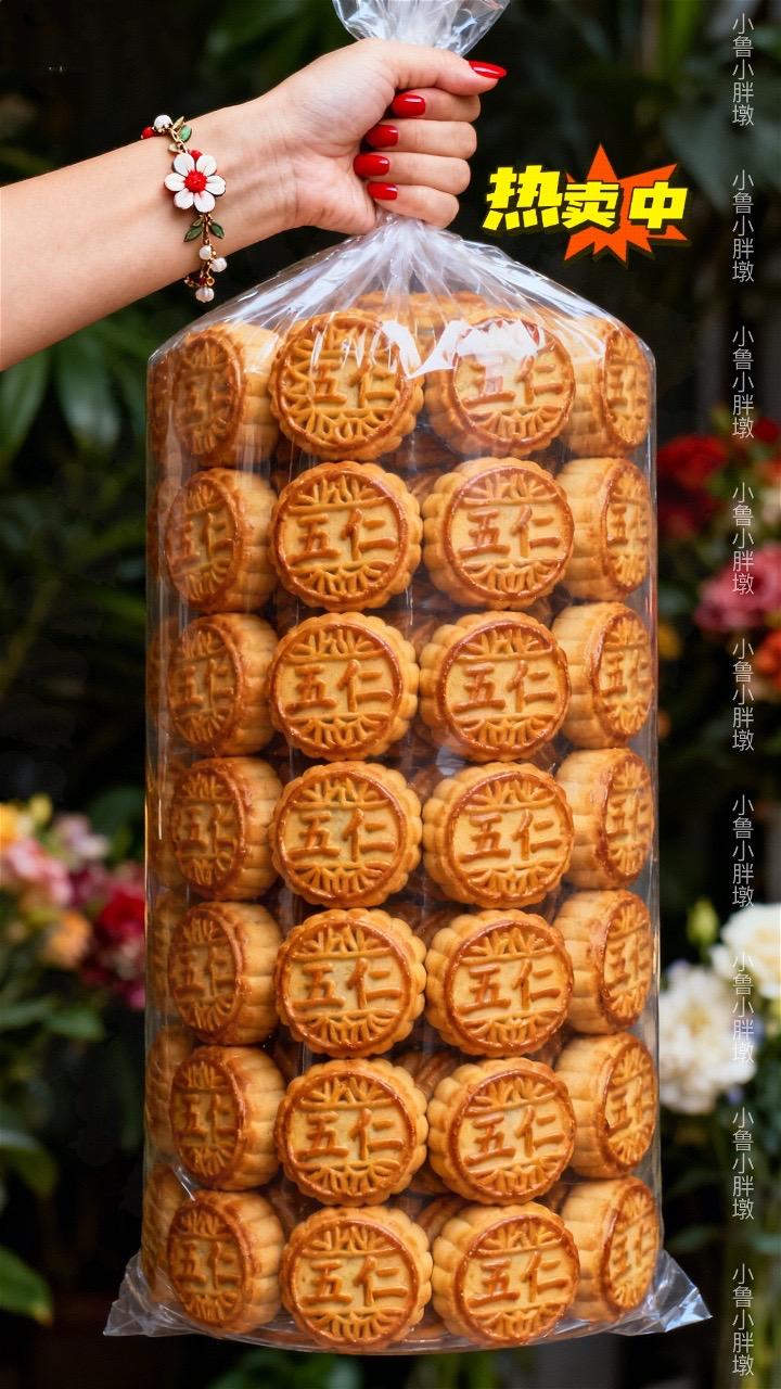 #图文伙伴计划2025 五仁月饼,中秋的专属味道。精选核桃、杏仁、花生、瓜子、芝麻五种优质果仁,个个饱满酥脆。搭配清甜果脯与绵密饼皮,咬上一口,坚果的醇香瞬间在口中散开,果脯的微甜恰到好处地中和了油脂,每一口都带来满满的满足感。它不只是一块月饼,更是中秋记忆里的独特味道,团圆时刻,让五仁月饼为你留住家的温暖。#中式糕点 #传统手工 #点心美食 #五仁月饼