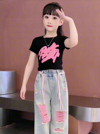 #高品质童装 #生女儿就是用来打扮的 #夏季穿搭 #女童套装 #萌娃穿搭