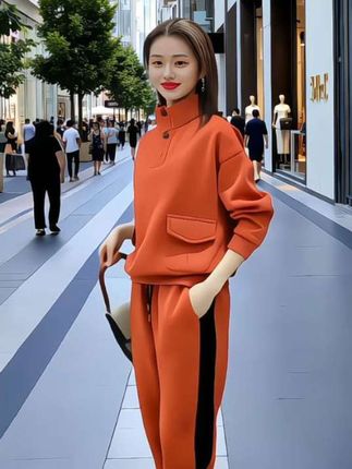 #秋季彩色系穿搭测评 #解锁秋季一周色彩灵感穿搭 #微胖衣服测评 #减龄气质#运动套装