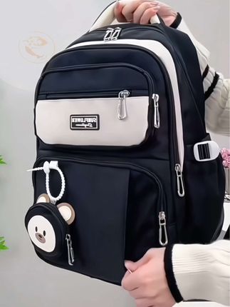 书包女初高中学生书包时尚校园背包小学生五六年级轻便减负双肩包#双肩背包 #学生书包 #开学必备