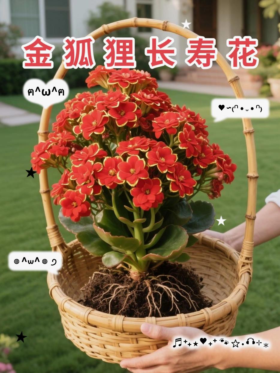 #花卉盆栽 #金狐狸长寿花 #富贵好运来 #金狐狸 #花卉