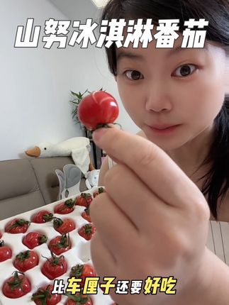 山努冰淇淋小番茄,满满的维C,一口爆汁,更软糯番茄味更浓,一定要试试#番茄#冰淇淋番茄#水果#山努冰淇淋番茄