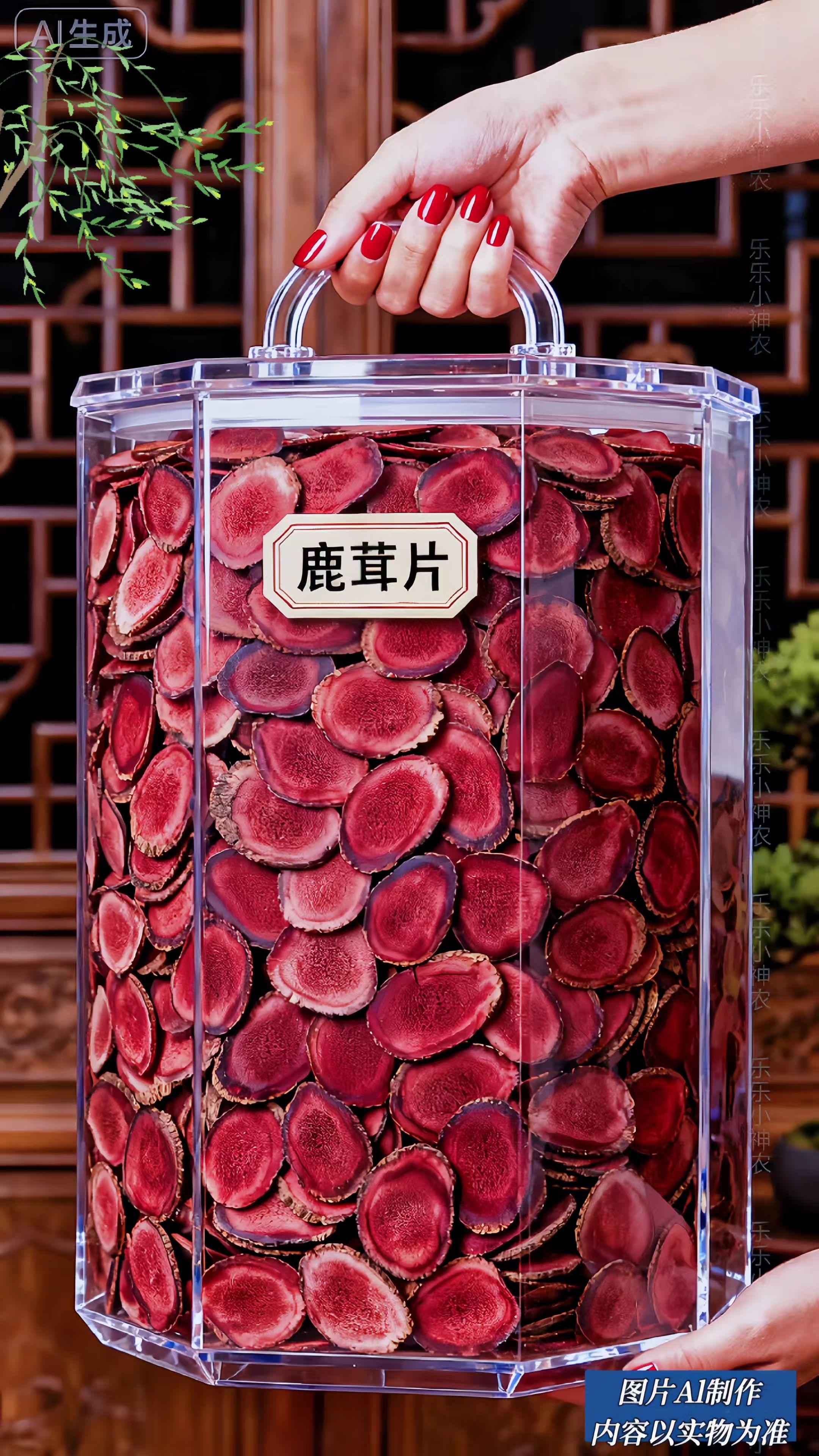 鹿茸片10克鹿茸鹿茸骨片食用煲汤泡酒。鹿茸片般的淡粉色泽染在切片边缘,是上好梅花鹿鹿茸。切片薄而匀,对着光能看到细密的纹理。闻着有淡淡的腥甜,摸起来带着点温润。泡在酒里会慢慢舒展,像朵悄悄绽开的花。#营养丰富 #健康食材 #鹿茸片 #分享好物