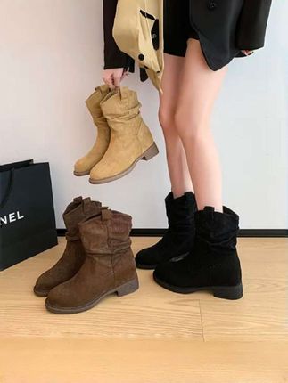 新款复古美拉德堆堆靴#短靴#气质女靴#美拉德短靴#轻便舒适不累脚#你的靴子真漂亮