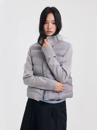 XVRV秋冬新款科技绒立领纽扣运动外套高智风纯色保暖开衫上衣#保暖穿搭 #舒适穿搭 #高级穿搭 #秋冬新款 #穿出自己的风格