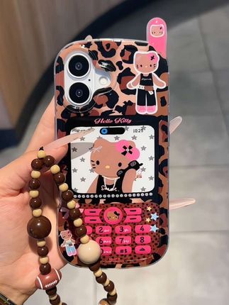 🥣🧸哦莫哦莫~阔阔爱爱哒豹纹kitty大哥大☎️甜酷风拉满 #手机壳高级感ins #仙女必备 #这也太好看了 #这个手机壳真的长在我心巴上了 #是时候安排一下了