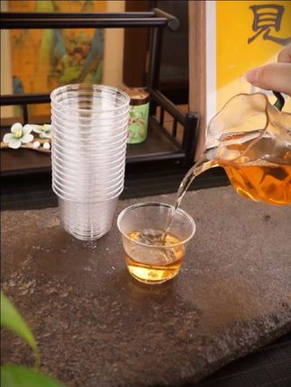 这款一次性君子杯,用来品茶正合适#茶生活 #茶文化 #茶具好物推荐 #茶人茶事茶生活 #一次性杯子