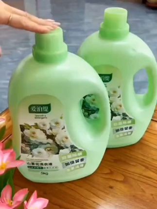 正品山茶花洗衣液 持久留香 适合母婴 家用去污洗衣服 家庭用装 官方香水洗衣液