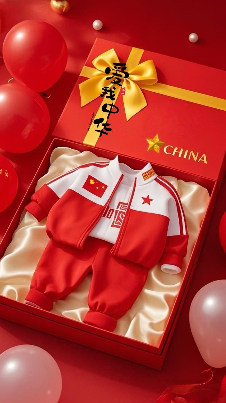 “如果信念有颜色,那一定是中国红圖”十一拍照,出游,穿搭来啦#高品质童装 #国庆节穿搭 #国庆节拍照 #萌宝穿搭 #国庆节穿搭出游