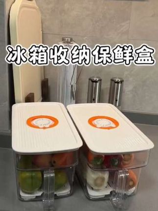 五升的大容量真的巨能装,密封保鲜还不会串味,家里多备几个就不用天天去买菜了,收纳的井井有条拿取也很方便#厨房好物 #冰箱收纳盒 #吱凡冰箱收纳盒 #保鲜盒 #冰箱收纳