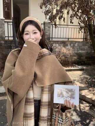 【布朗尼日记】70绵羊毛双面呢外套秋冬气质miu系学院风保暖#miu系穿搭#学院风 #双面呢外套#秋冬穿搭 #气质穿搭