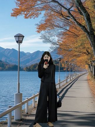 时尚女装春秋新款毛呢马甲打底衫九分阔腿阔腿裤三件套装 #穿搭#时尚#早秋高智感职场穿搭 #初秋打底衫怎么搭 #初秋一周不重样穿搭