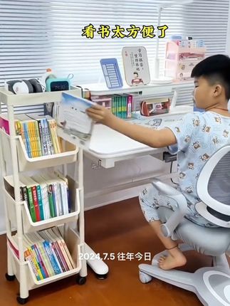 #移动书架 #移动置物架#移动置物架小推车 #移动书架置物架
