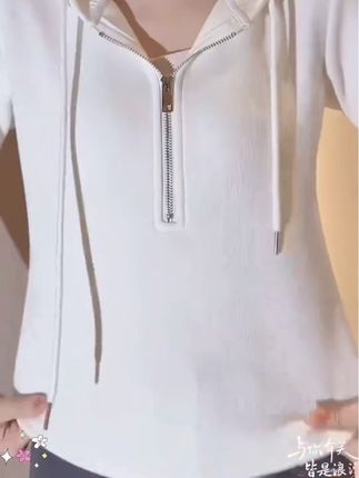 (现货秒发)春秋新款大码胖mm减龄显瘦正肩连帽卫衣女加厚打底衫