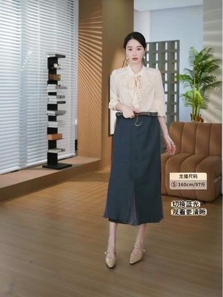 HELA AOMI“浪漫风荷叶边”气质蝴蝶结设计肌理感衬衫CY5CB11660#高级感穿搭 #穿出高级感 #女装穿搭 #衬衫的多种穿法 #优雅气质
