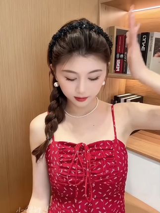 高颅顶碎发发箍#发箍这样戴好美 #发箍#高颅顶#碎发整理#美出高级感