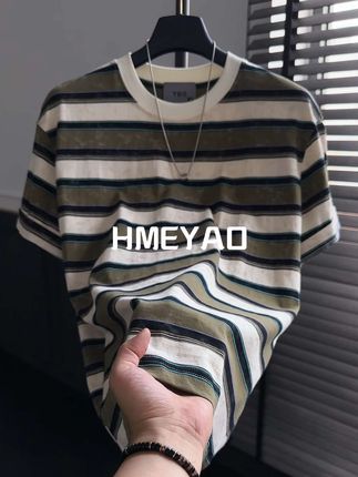 HMEYAO 用舒适的面料,好看的颜值,包裹整个夏天的温柔#夏季穿搭 #夏季新款 #短袖t恤 #ootd穿搭 #品质男装