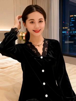 #睡衣家居服 #家居服套装 #优雅气质 #每日推荐#睡衣女