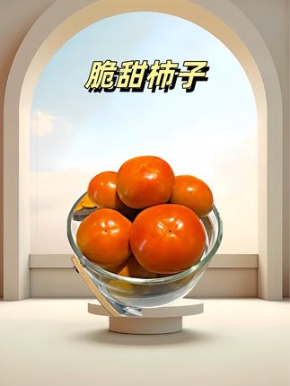 咬一口嘎嘣脆的脆柿子,又脆又甜又多汁 满满糖心,纯甜不涩口 好吃哭了!#脆柿子 #柿子 #巧克力柿子 #现摘现发新鲜到家#快来一起尝个鲜