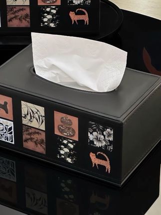 金卡佰皮革纸巾盒家用客厅茶几中古风遥控器收纳盒餐厅高档抽纸盒#好物分享 #强烈推荐 #好物推荐🔥 #纸巾盒#实用