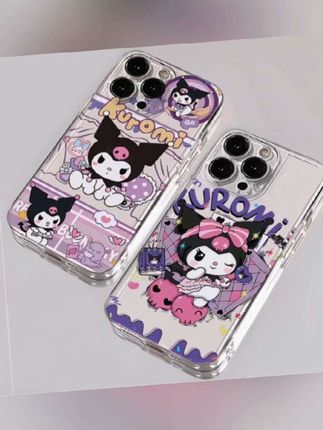 紫色梦幻,萌趣满载,库洛米苹果手机壳为夏日增添一抹甜意。💖✨   #hellokitty #苹果手机壳