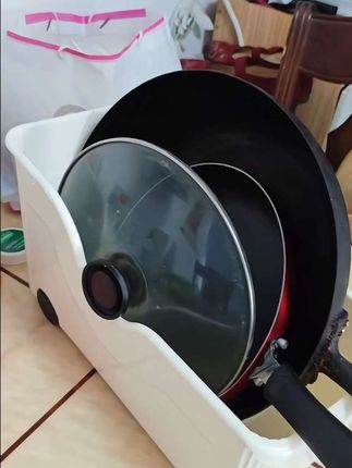 3个装厨房收纳盒橱柜收纳篮锅盖收纳整理筐家用储物篮 #家庭厨房 好帮手#橱柜收纳盒#好物推荐🔥 #小孩的玩具 @DOU+小助手