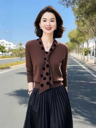#2025年秋季都流行穿什么 #针织衫 #洋气减龄 #时尚洋气百搭 #穿出自己的风格