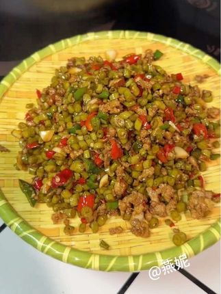 酸豇豆炒肉沫就是太费饭了#超下饭的肉末炒豇豆 #酸豇豆#美食 #抖音美食推荐官 #抖音美食