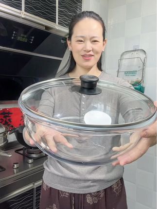 #超大玻璃和面盆#玻璃和面盆加厚耐热 #玻璃和面盆带盖子 #厨房必备好物推荐 #超便宜超划算