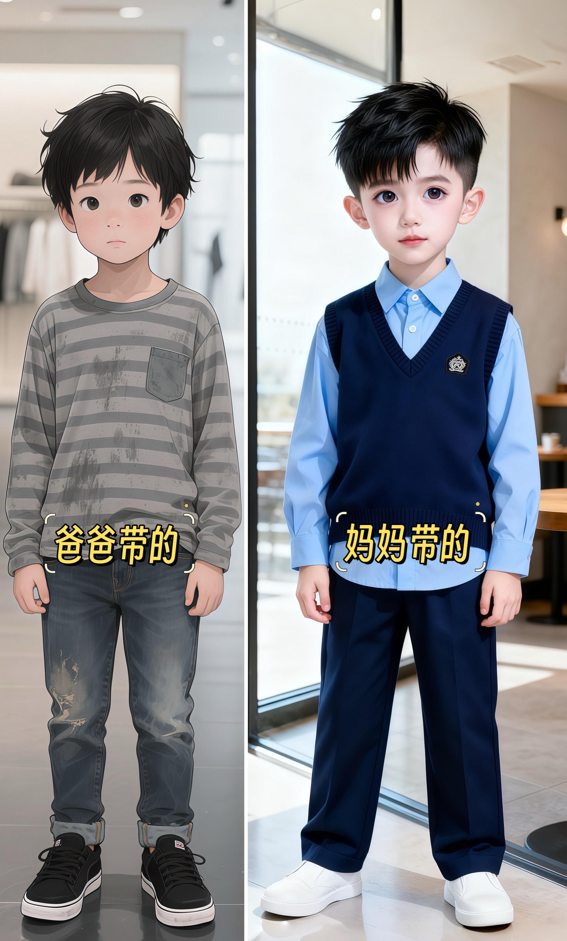 #早秋冷冽又随性的气质穿搭 #男童穿搭 #秋季不露腿穿搭 #高品质童装 #又是跟着人类幼崽学穿搭的一天 @抖加🔥上热门🔥dou+🔥热点宝 @DOU+上热门
