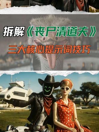 爆火AI短片的灵魂!拆解《丧尸清道夫》三大核心提示词技巧#AIGC #AI漫剧 #aigc #丧尸清道夫 #AI工作流