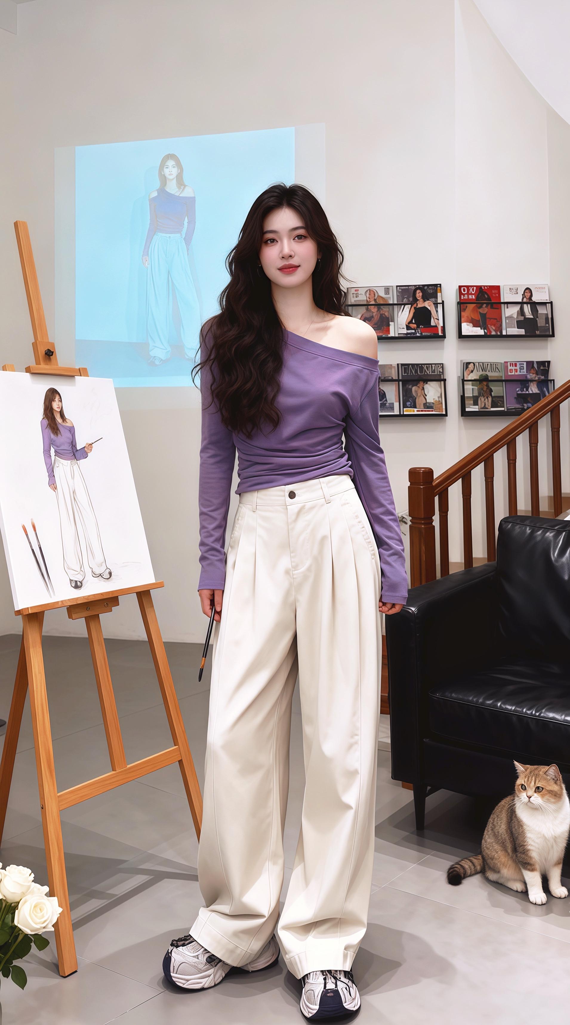 韩系简约修身套装。#秋冬穿搭新鲜感在线#高级感穿搭 #优雅气质 #韩系穿搭#通勤搭配@图文带货帮扶中心 @抖加🔥上热门🔥dou+🔥热点宝 @DOU+上热门