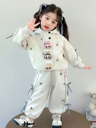 #女童秋季卫衣套装#潮童穿搭 #超萌可爱宝贝