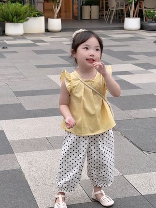 经典又好看的套装 宝宝穿在身上太棒了#高品质童装 #萌娃系列 #夏日穿搭