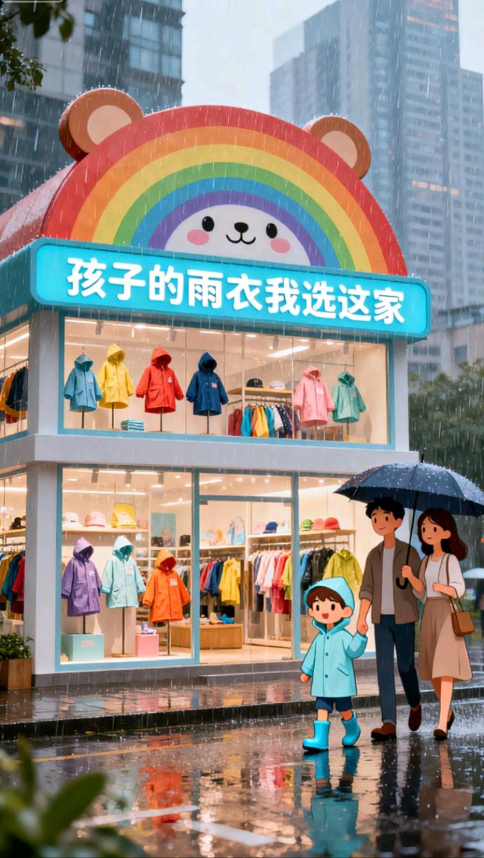 #儿童雨衣 #儿童雨衣推荐 #下雨 #秋雨绵绵 #雨衣