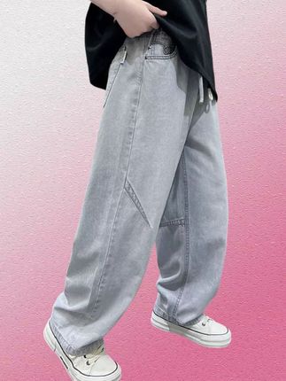 男童牛仔裤#男童穿搭 中大童休闲韩版长裤#牛仔裤穿搭 #男童牛仔裤 儿童夏装洋气百搭#儿童牛仔裤