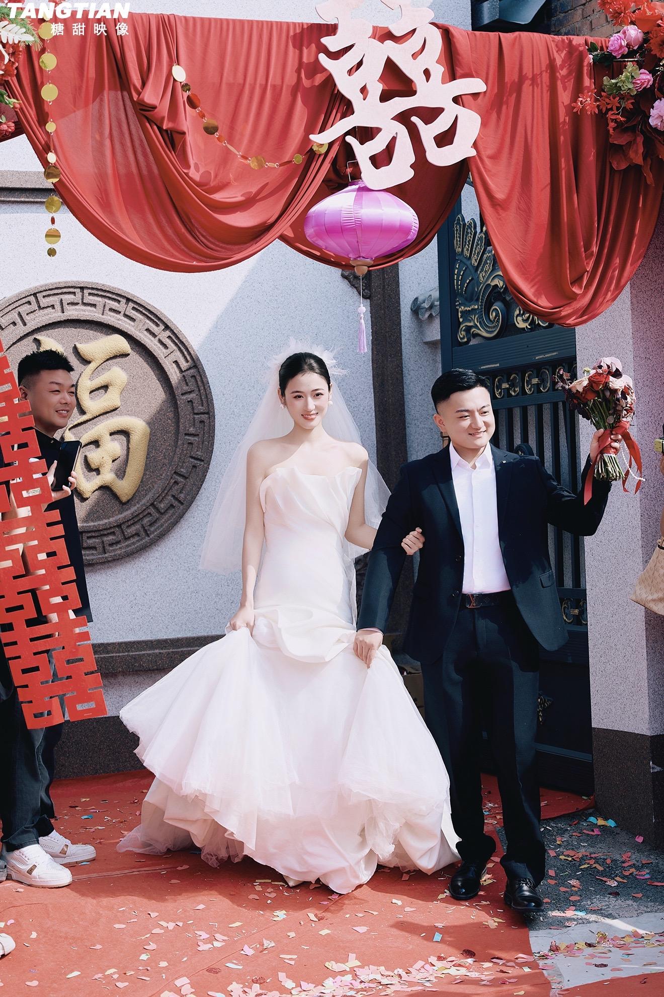 徐子轩 宋文宇 新婚快乐。超级出片的一天!#婚礼现场 #跟拍 #糖甜映像 #徐子轩宋文宇 #婚礼