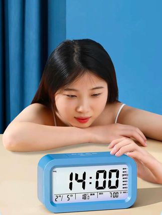 闹钟高中学生用起床智能定时器2025新款闹铃男女孩强叫醒电子时钟