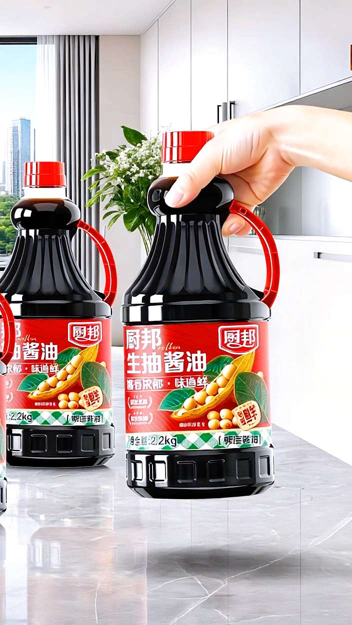 厨房里的提鲜必用厨邦生抽。精选东北大豆与山东冬小麦,经180天控温密闭发酵,萃取出头道原汁的醇厚鲜香 酱香浓郁,色泽红润清透。 不管是快炒青菜锁鲜,还是凉拌菜提味,或是清蒸菜增香,它都能让普通食材焕发光彩。配料简单干净,吃着放心,是家常菜的风味搭档。 #厨邦酱油 #厨房调味品 #家常菜提鲜秘诀 #酿造酱油