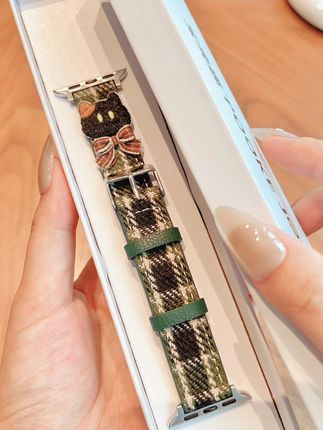 修猫格纹,iwatch学院风get! #苹果#iwatch#苹果S11 #iwatch表带