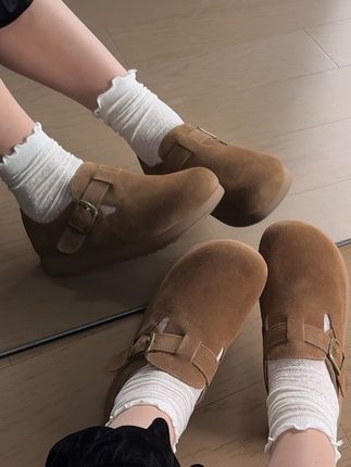 卓诗尼厚底复古勃肯鞋软糯好穿百搭不累脚 #卓诗尼 #勃肯鞋 #百搭鞋子 #软底软面穿上超舒服