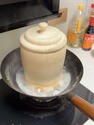 #竹筒饭 #好吃 #天然生长 #竹根蒸饭桶