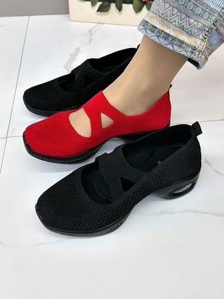 中老年妈妈舞蹈鞋2025新款跑步鞋健步鞋舒适中跟增高气垫松紧带#气垫舞蹈鞋 #气垫健步鞋 #舞蹈鞋 #跑步鞋