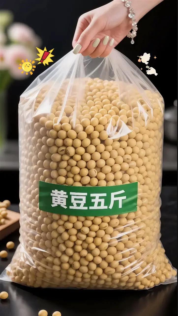 被东北黄豆拿捏了!一口入魂的宝藏食材救命!挖到宝了!东北黄豆真的绝!每一颗都圆润饱满,金黄透亮阳光下像裹着层琥珀光,粒粒分明超治愈! 别看它小小一颗,实力超强!冷水泡发后特别“懂 ',煮起来超省心,轻轻一炖就软烂入味。我最爱的就是黄豆苦瓜汤,黄豆的醇厚中和苦瓜的微苦,一口鲜掉眉毛;焖猪脚时吸饱肉汁,咬下去直接爆汁,软糯香甜;大火快炒的干煸黄豆更是追剧神器,嘎嘣脆越嚼越香! 以前总觉得煮汤炖菜差点意思,自从换了东北黄豆,每道菜都被夸爆!不管是家庭日常,还是招待朋友,都超拿得出手~爱做饭的宝子闭眼囤,解锁种美味就靠它!#东北黄豆 #美食分享#黄豆美食#五谷杂粮#粗粮