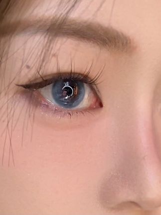 14.2的直径 刚刚好! #美瞳 #蓝色美瞳 #眼珠珠分享 #眼珠子 #眼妆